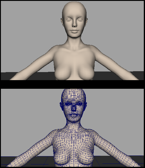 人体モデリング・キャラクターモデリングの流れ